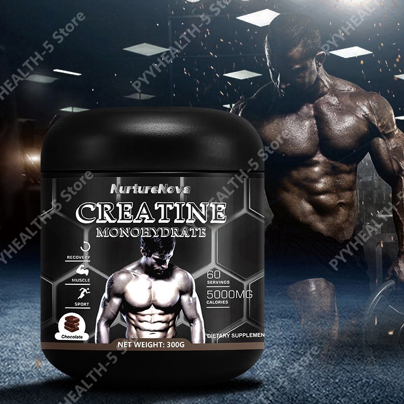 Nutrition Fitness Supplements - Kreatin-Monohydrat-Pulver 99% Hohe Reinheit Schokoladengeschmack, 60
