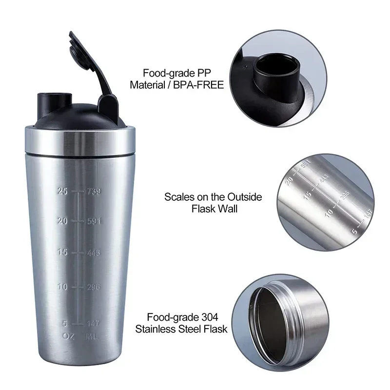 Edelstahl Protein Shaker Beche – Nutrition In Fitness Bewertung und Preis