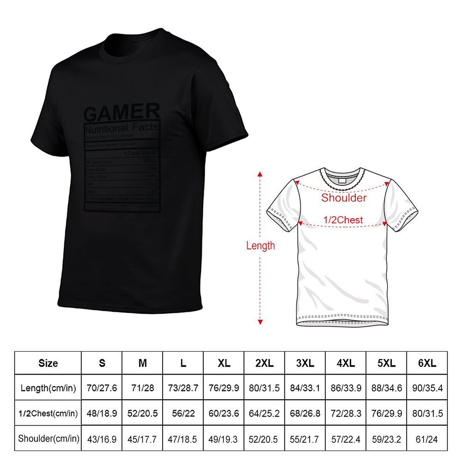 Gamer Nutritional Facts Chart  – Nutrition In Fitness Bewertung und Preis