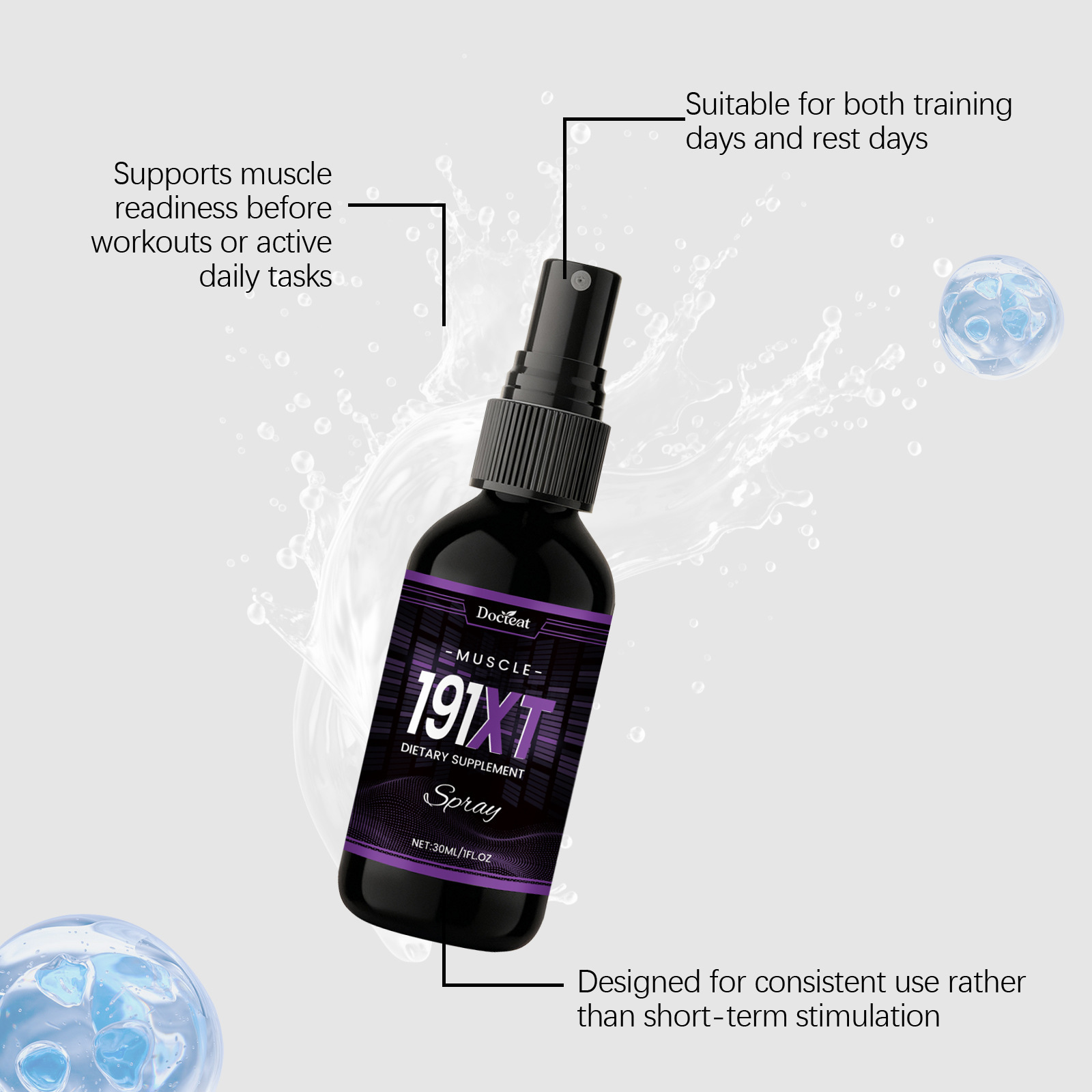 Muskelaufbauspray zur Steigeru – Nutrition Fitness Supplements Bewertung und Preis