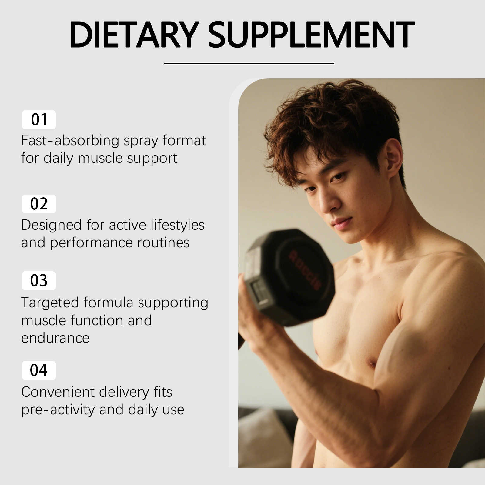 Muskelaufbauspray zur Steigeru – Nutrition Fitness Supplements Bewertung und Preis
